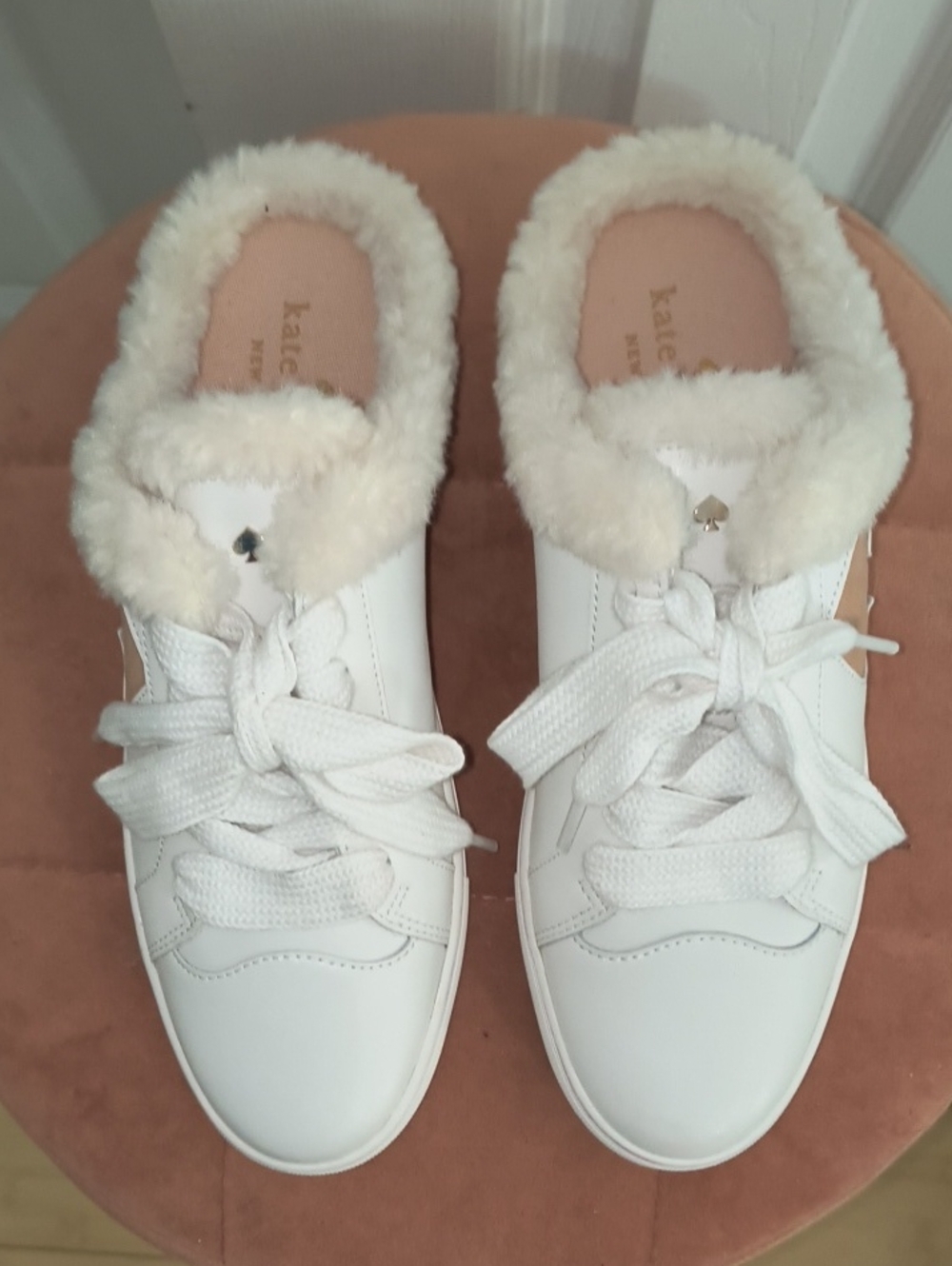 Kate Spade Fez Mule Winter Sneakers Size 8 NWOB - Picture 3 of 8